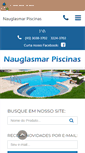 Mobile Screenshot of nauglasmarpiscinas.com.br